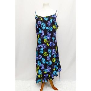 Gabrielle womens dress black blue L